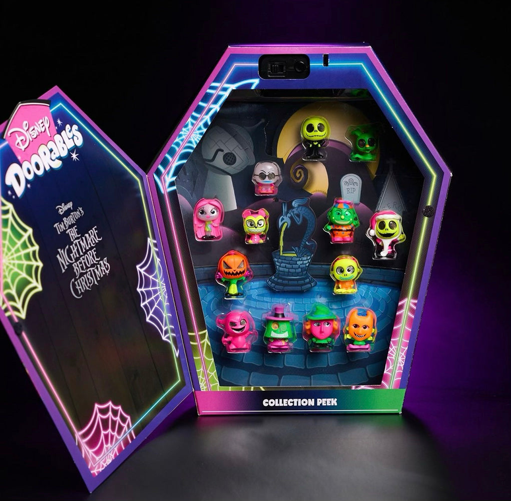 Disney’s Nightmare Before Christmas Doorables Black Light 13Pcs Figure Doorables Nightmare Before Christmas