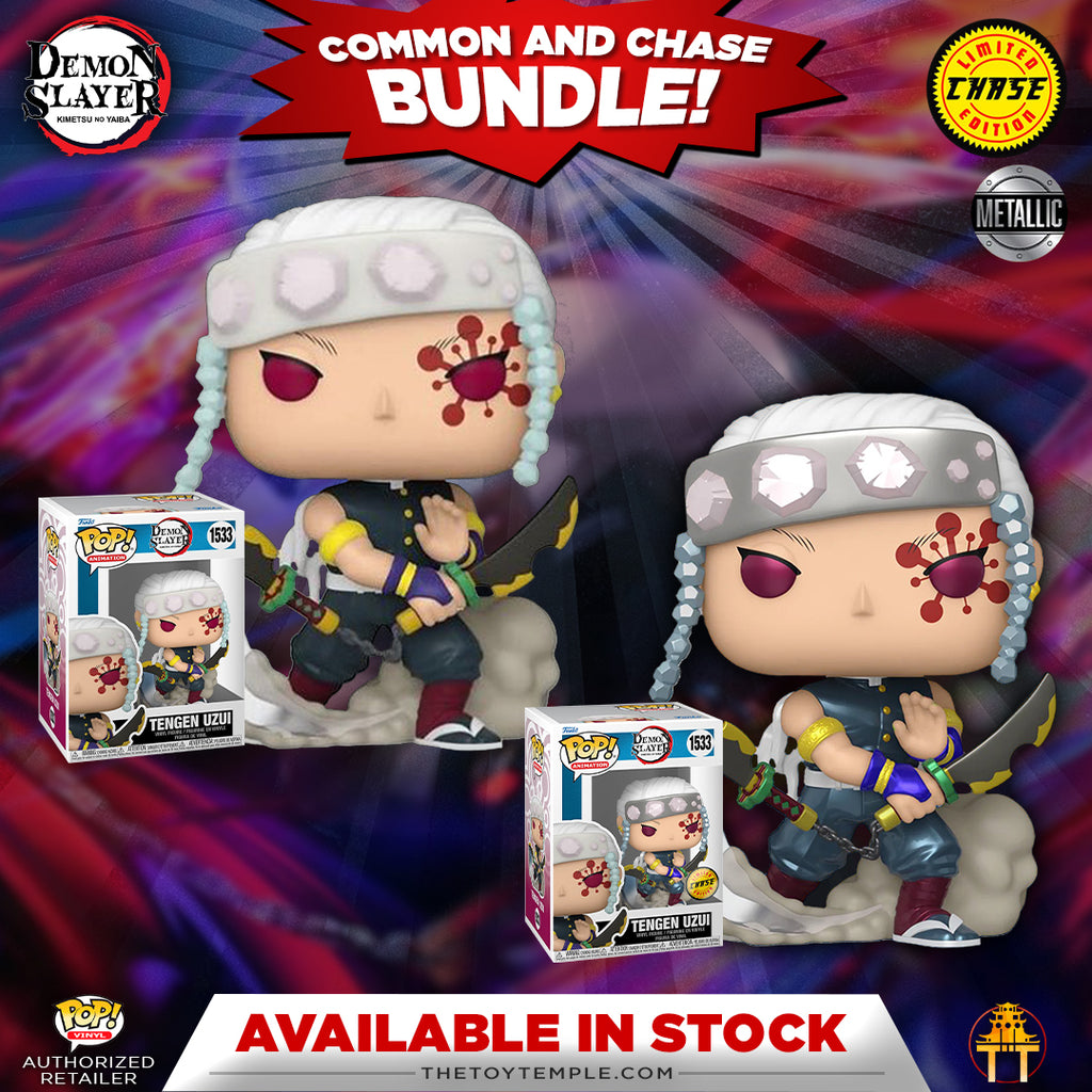Funko POP! Tengen Uzui Demon Slayer #1533 [Common and Chase Bundle