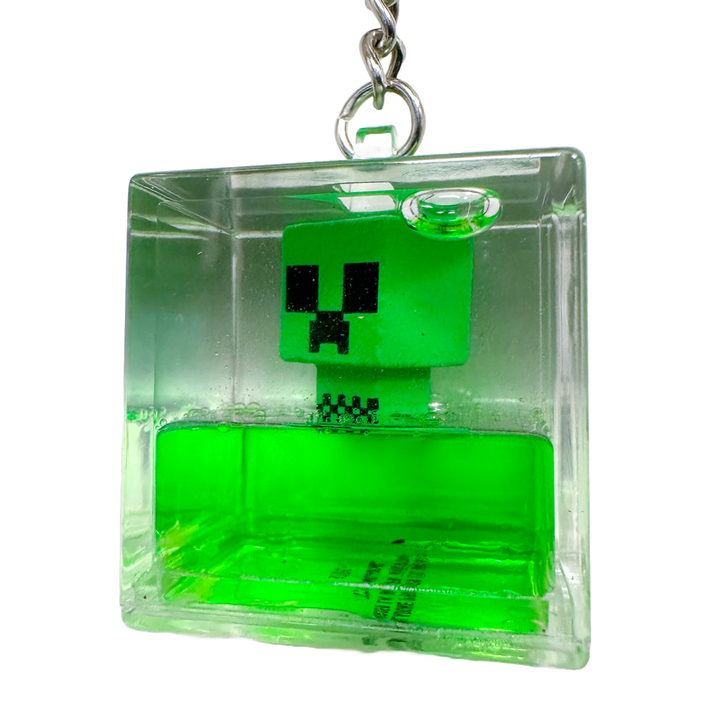 Tsunameez Minecraft Acrylic Keychain CREEPER Toy Temple