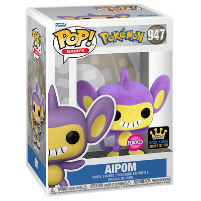 Funko POP! Aipom Pokemon #947 [Flocked Specialty Series]
