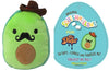 Squishmallow 7" Austin the Avocado Cowboy with Mustache Super Soft Mochi Squishy Plush Toy