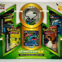 POKEMON TCG VENASAUR EX RED & BLUE COLLECTION BOX NEW FACTORY SEALED