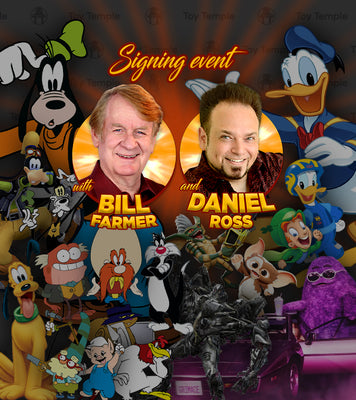 Items for Signing Event with Bill Farmer & Daniel Ross