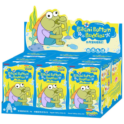 POP MART Bikini Bottom Buddies Series Plush Pendant Sealed Case