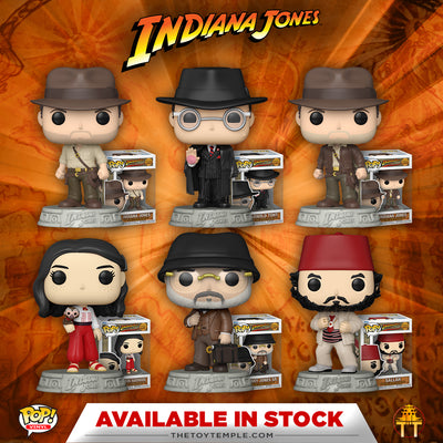 Funko POP! Indiana Jones Complete Set of 6