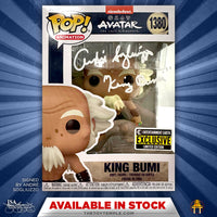 Funko POP! King Bumi Nickelodeon Avatar the Last Airbender #1380 (Autographed)