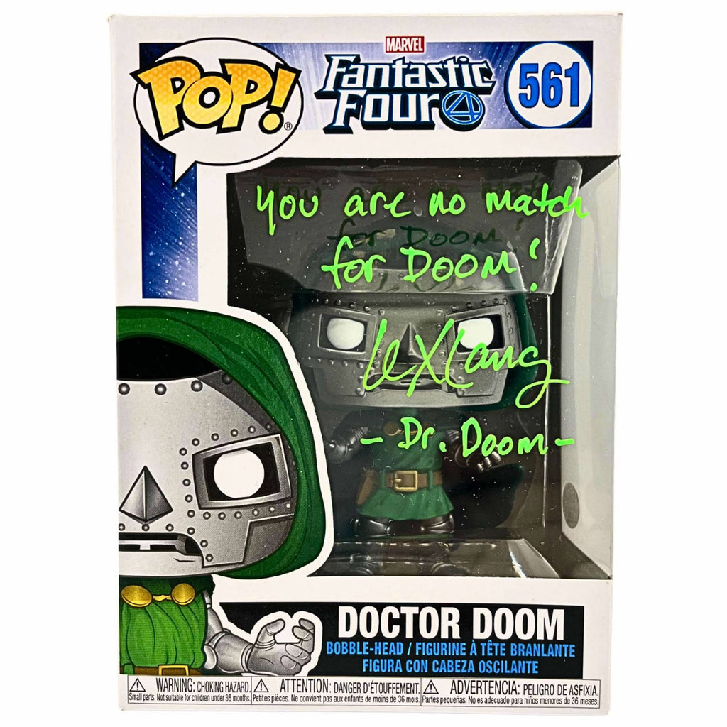Funko POP! Doctor Doom Marvel Fantastic Four 4 #561 [Autographed]