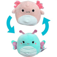 5" Squishmallow Flip-a-Mallows Archie the Axolotl & Renia the Butterfly