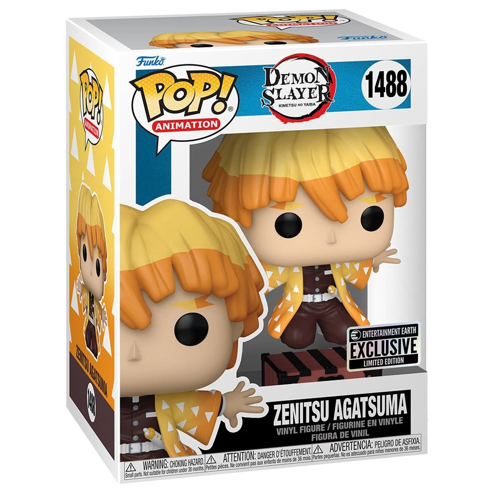 Funko POP! Zenitsu Agatsuma Demon Slayer #1488 [Entertainment Earth]