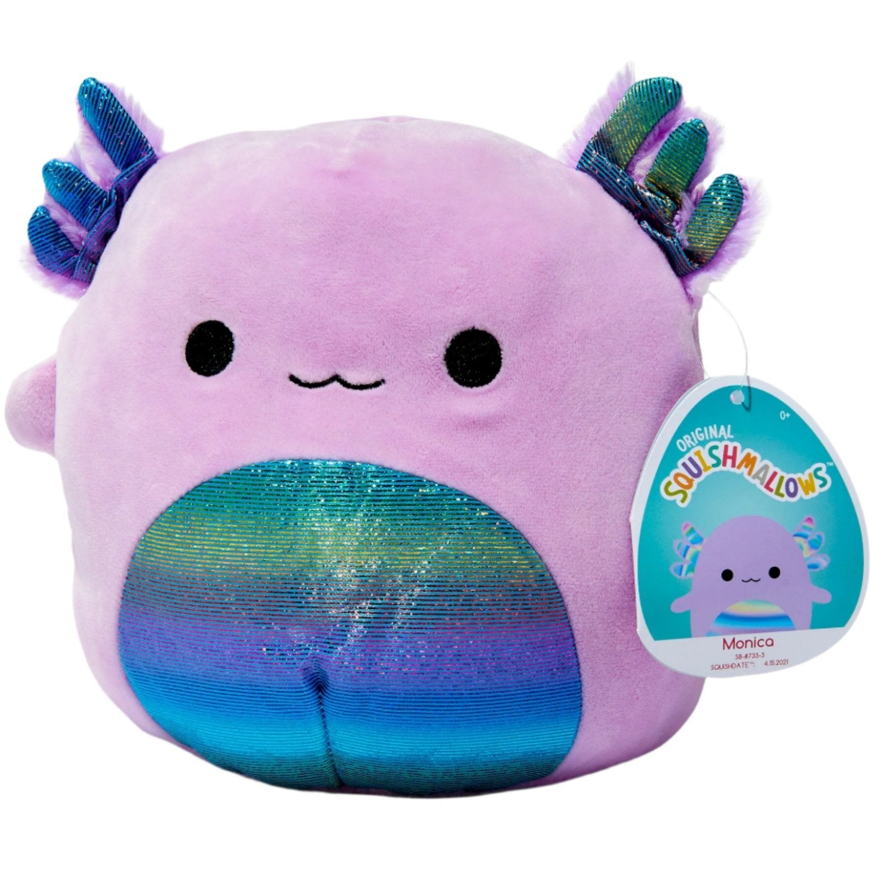 8" Squishmallow Monica the Axolotl Toy Temple