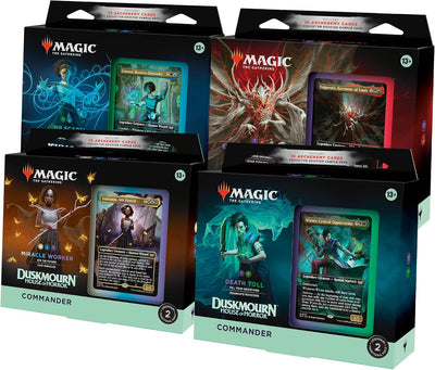 Magic: The Gathering Duskmourn: House of Horror Commander Decks [SET OF 4]