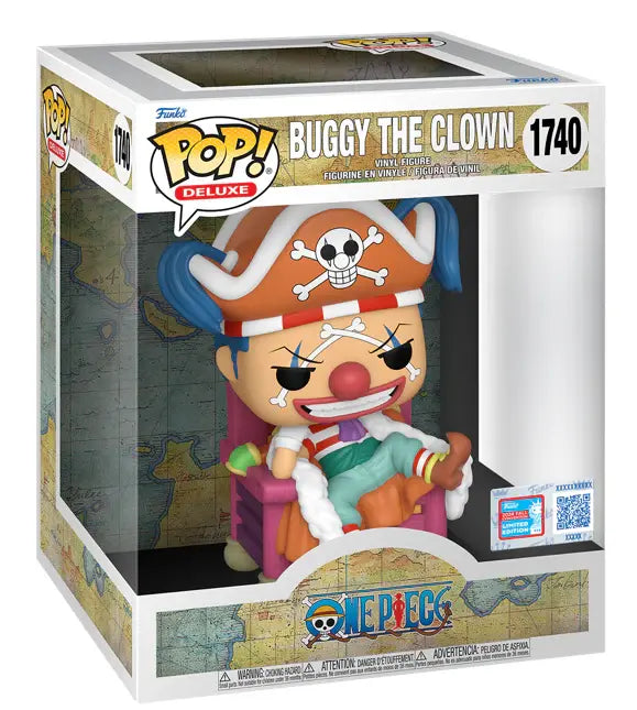 Funko POP! Buggy The Clown On Throne One Piece #1740 [2024 Fall Convention]