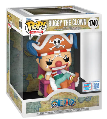 Funko POP! Buggy The Clown On Throne One Piece #1740 [2024 Fall Convention]