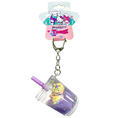 Hello Kitty Tsunameez Acrylic Keychain Boba Tea - Hello Kitty Unicorn Outfit