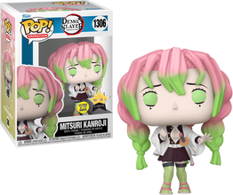 Funko POP! Mitsuri Kanroji [GITD] Demon Slayer #1306 Fundom Exclusive