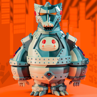 Abominable Toys Mechagodzilla Chomp LE 400 [Toy Temple Exclusive]
