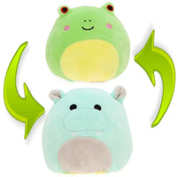 5" Squishmallow Flip-a-Mallows Wendy the Frog & Hank the Hippo
