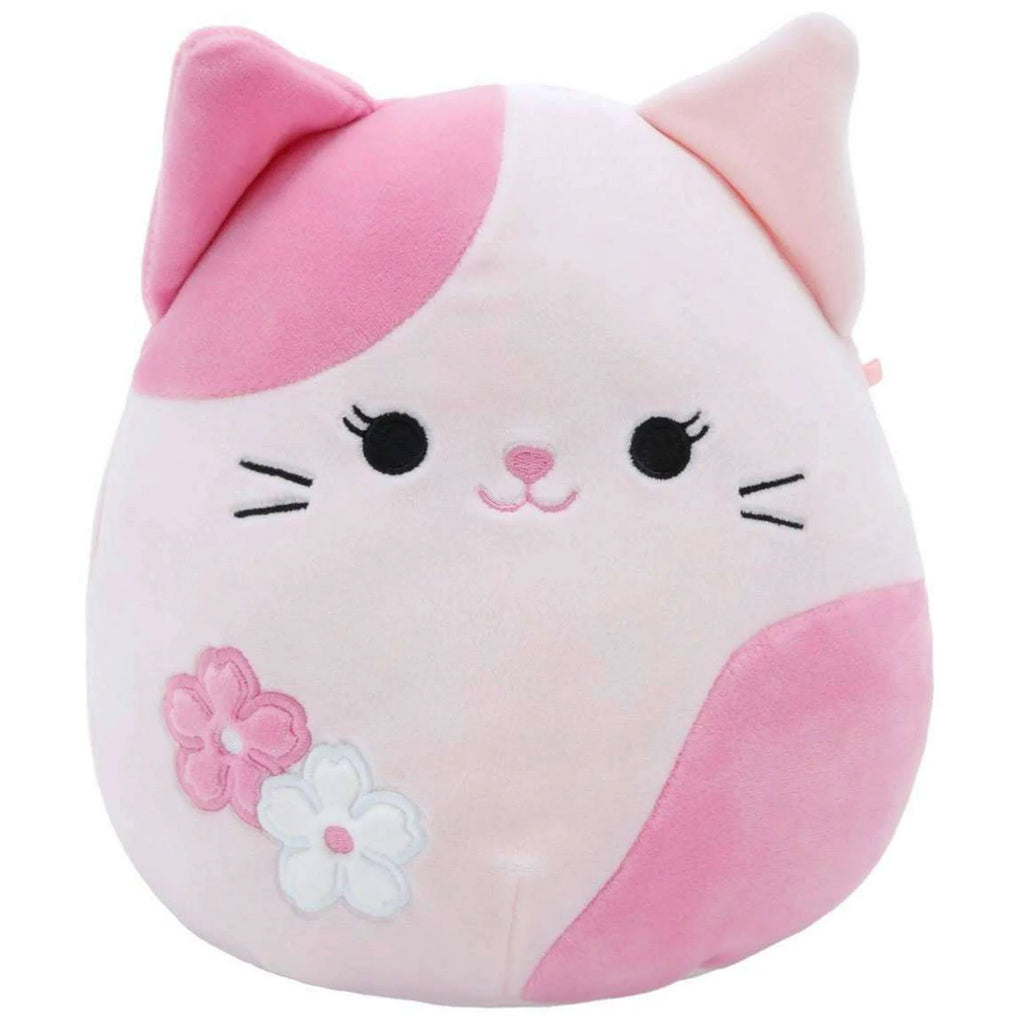 Squishmallow 8" Roseanne Pink Sakura Flower Cat Hot Topic Exclusive