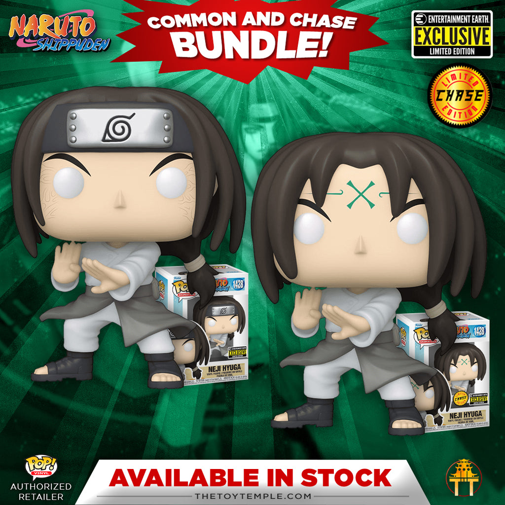 Funko POP! Neji Hyuga Naruto Shippuden #1428 [Entertainment Earth] (Common and Chase Bundle)