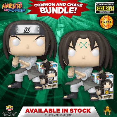 Funko POP! Neji Hyuga Naruto Shippuden #1428 [Entertainment Earth] (Common and Chase Bundle)