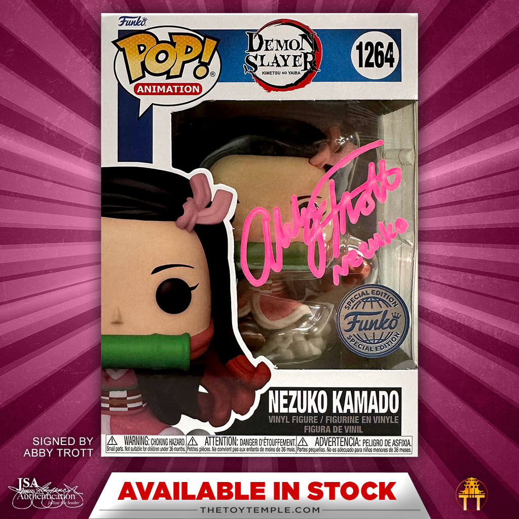 Funko POP! Nezuko Kamado Demon Slayer #1264 [Special Edition] [Autographed]