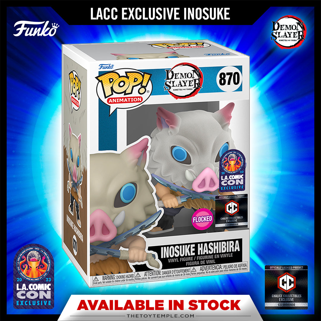 Funko POP! Inosuke Hashibira Demon Slayer #870 [Flocked