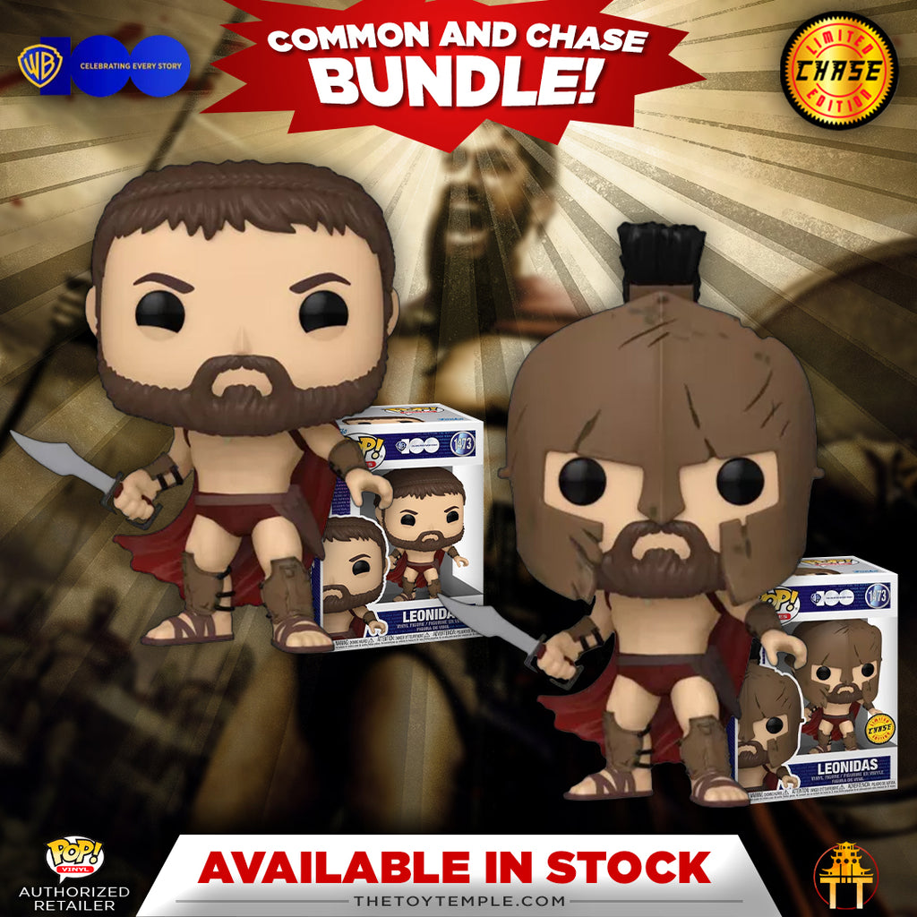 Funko POP! Leonidas WB 100 #1473 [Common and Chase Bundle]