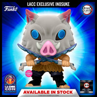 Funko POP! Inosuke Hashibira Demon Slayer #870 [Flocked] [LACC 2023] [Chalice Exclusive]