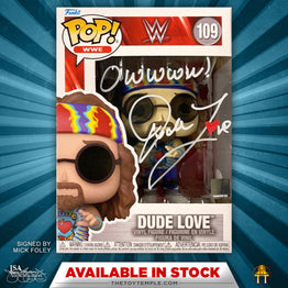 Funko POP! Dude Love (Mick Foley) WWE #109 [Autographed]