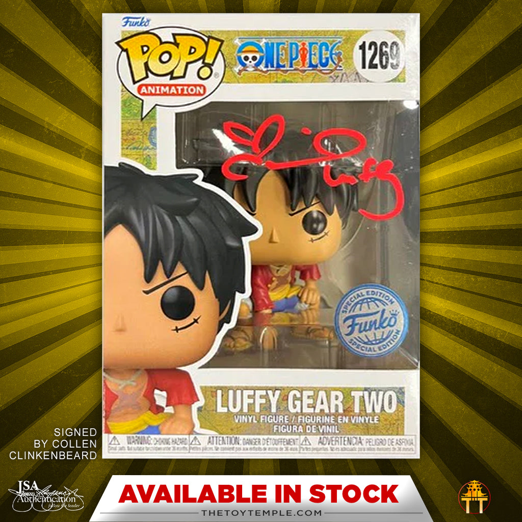 Funko POP! Luffy Gear Two One Piece #1269 [Autographed]
