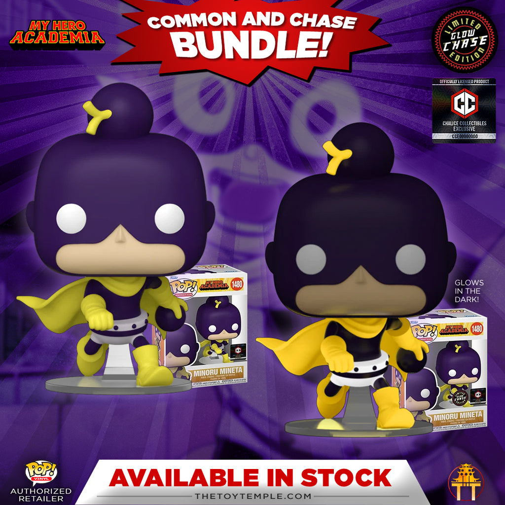 Funko POP! Minoru Mineta My Hero Academia #1480 [Common and Chase Bundle]