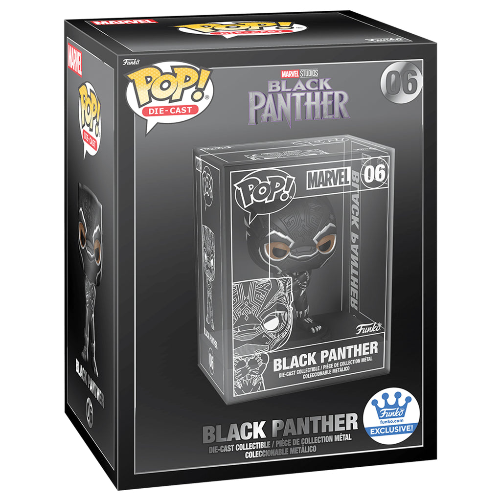 Funko POP! Die-Cast Black Panther Marvel Studios #06 [Funko Shop Exclusive]