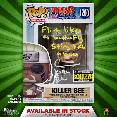 Funko POP! Killer Bee Naruto Shippuden #1200 (Entertainment Earth) [Autographed w/ Quote]