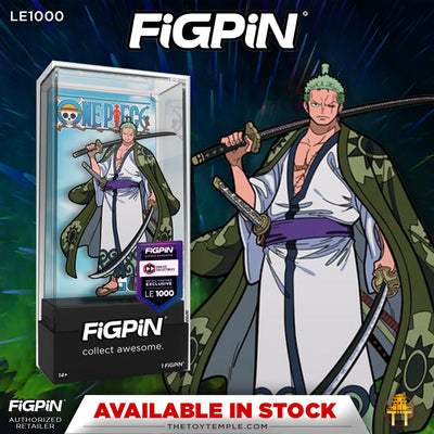 FiGPiN Ronoroa Zoro One Piece Chalice Collectibles Exclusive LE 1000