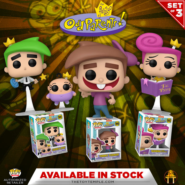 Funko POP! The Fairly OddParents Set of 3 #1690-1692 | Toy Temple