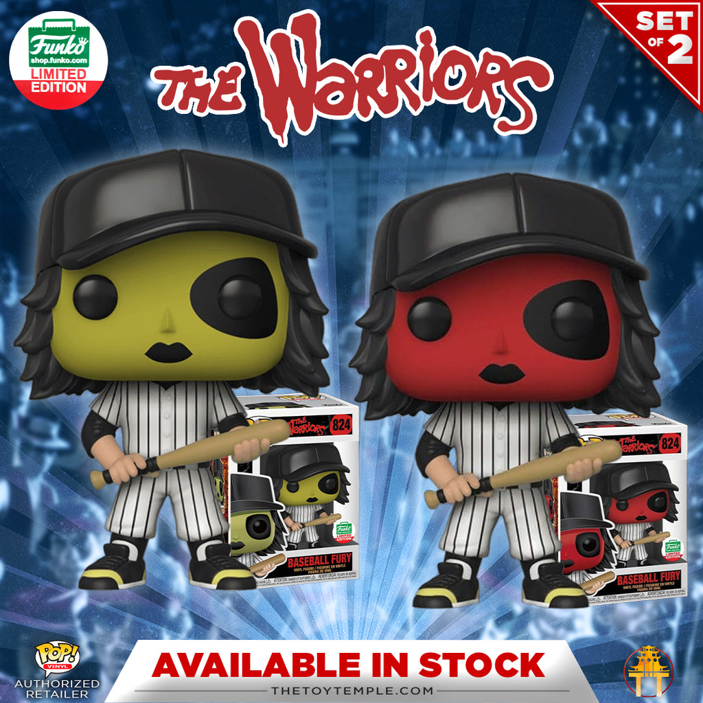 Funko POP! Baseball Fury The Warriors #824 Set of 2 (Green and Red) [Limited Edition]