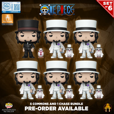 Funko POP! Rob Lucci with Hattori One Piece #1997 (6 POP Guarantee Chase Bundle) (PRE-ORDER)
