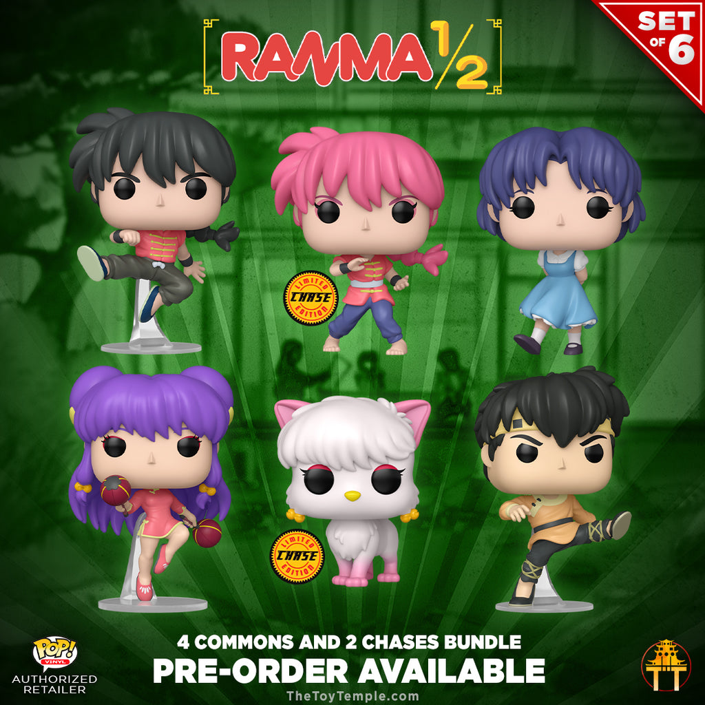 Funko POP! Ranma 1/2 Set of 6 #2026-2029 (PRE-ORDER)
