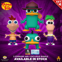 Funko POP! Disney Phineas And Ferb Set of 4