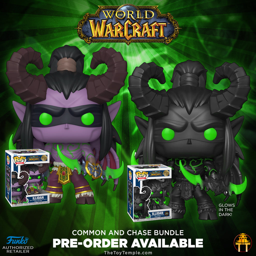 Funko POP! Illidan World of Warcraft #1101 [GITD] [Common and Chase Bundle] (PRE-ORDER)