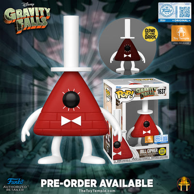 Funko POP! Bill Cipher Disney Gravity Falls #1637 [GITD] [Special Edition] [Toy Temple Exclusive] (PRE-ORDER)