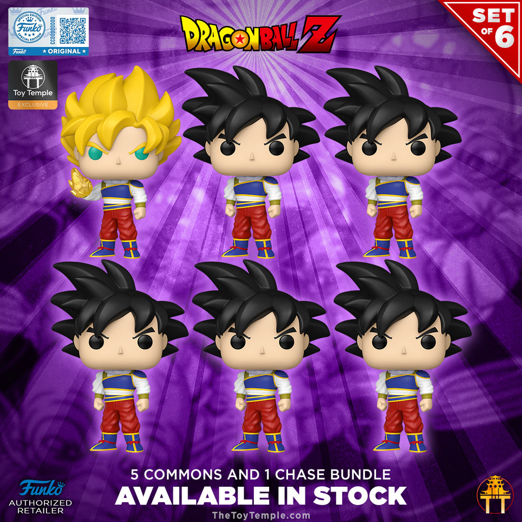 Funko POP! Goku (Yardrat) Dragon Ball Z #2106 (6 POP Guarantee Chase Bundle)