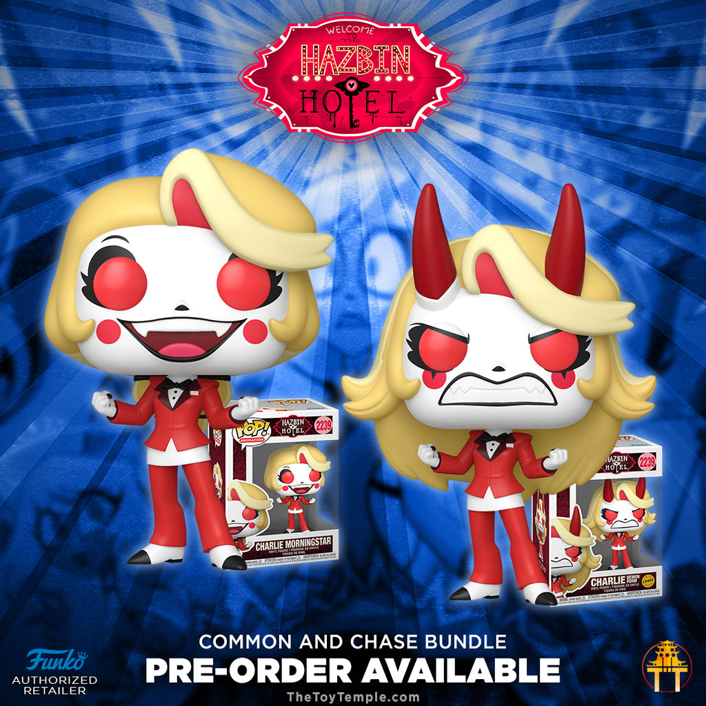 Funko POP! Charlie Morningstar Hazbin Hotel #2239 [Common and Chase Bundle] (PRE-ORDER)