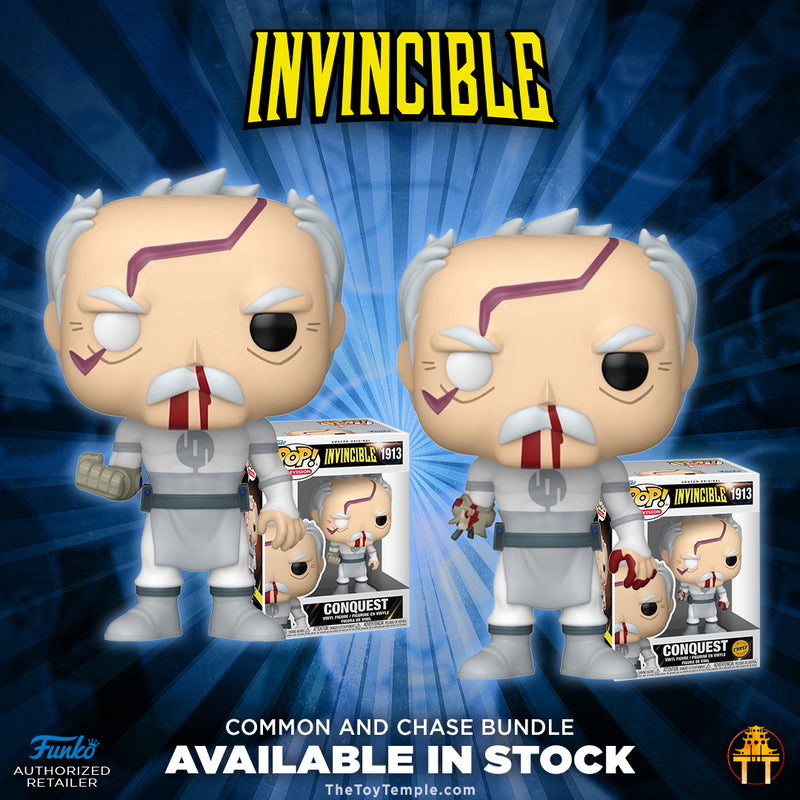 Funko POP! Conquest Invincible #1913 (Common and Chase Bundle
