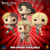 Funko POP! Attack on Titan Set of 4 (PRE-ORDER)