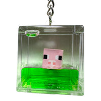 Tsunameez Minecraft Acrylic Keychain - PIG