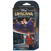 Disney Lorcana: Rise of the Floodborn Amber and Sapphire Starter Deck
