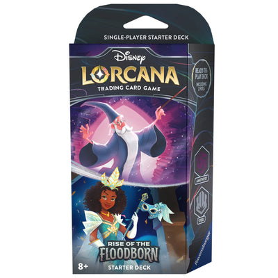 Disney Lorcana: Rise of the Floodborn Amethyst and Steel Starter Deck