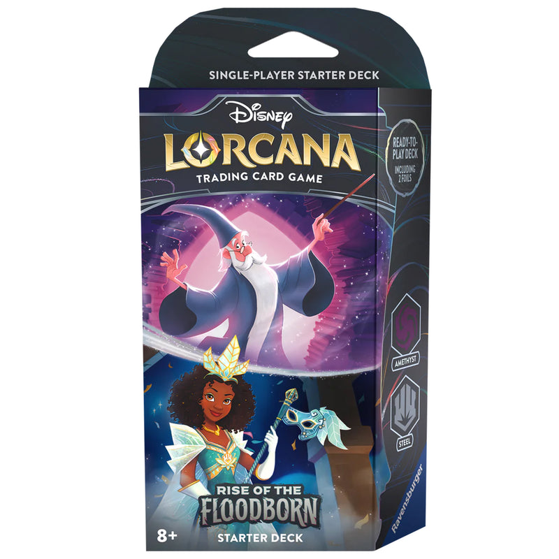 Disney Lorcana: Rise of the Floodborn Amethyst and Steel Starter