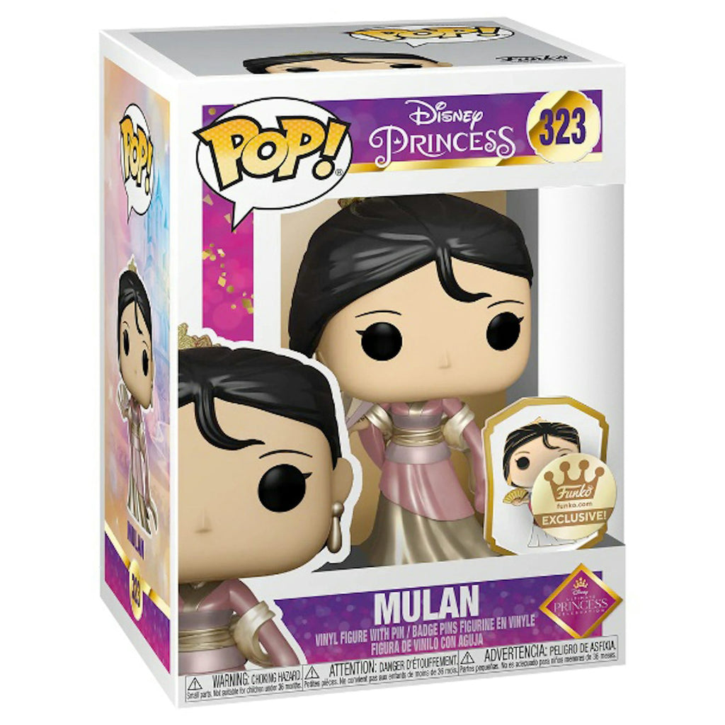 FUNKO POP! Mulan Disney Princess w/pin #323 [Funko Exclusive]